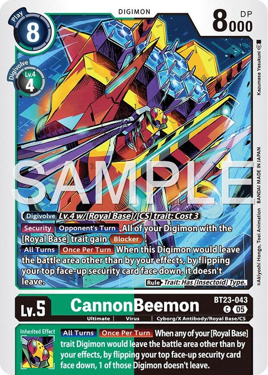 Image for CannonBeemon - Digimon Card Game