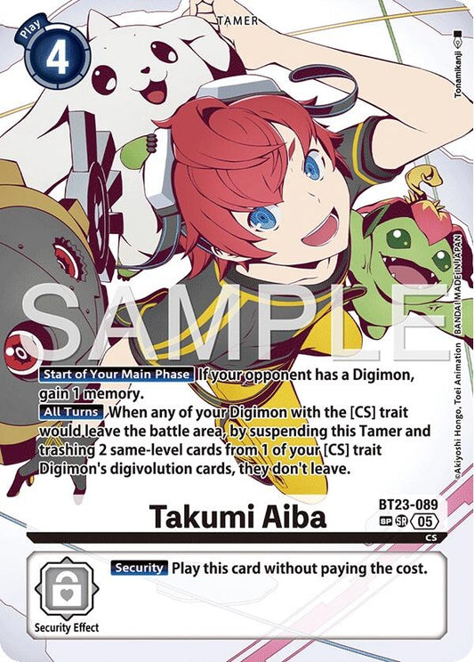 Image for Takumi Aiba (SP) - Digimon Card Game
