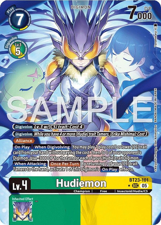 Image for Hudiemon (Alternate Art) - Digimon Card Game