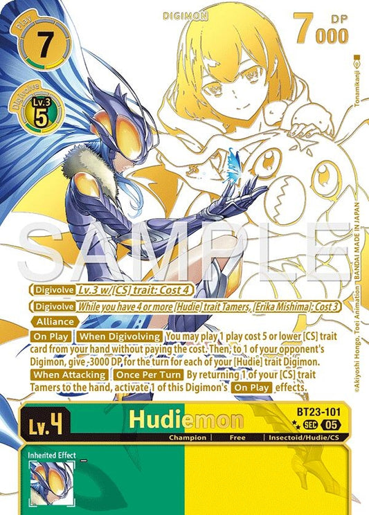 Image for Hudiemon (Rare Pull) - Digimon Card Game