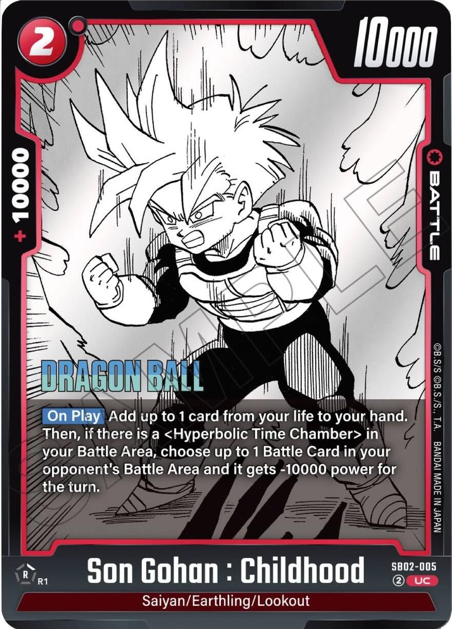 Image for Son Gohan : Childhood - SB02-005 - Dragon Ball Super: Fusion World