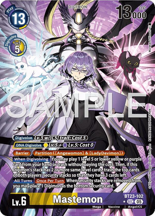 Image for Mastemon (Alternate Art) - Digimon Card Game