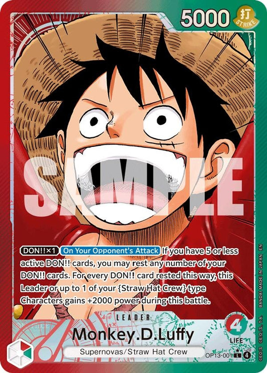 Image for Monkey.D.Luffy (001) (Alternate Art) - One Piece Card Game