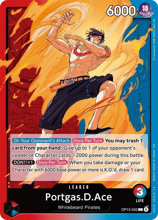 Image for Portgas.D.Ace (002) - One Piece Card Game
