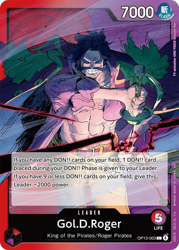 Image for Gol.D.Roger (003) - One Piece Card Game