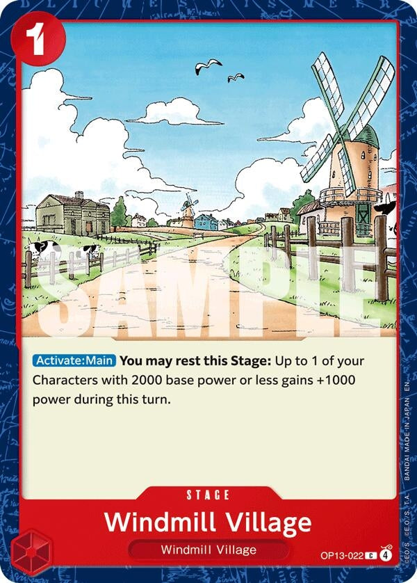 Image for Windmill Village - One Piece Card Game