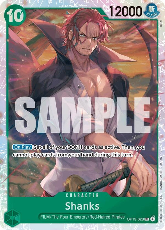 Image for Shanks (028) - One Piece Card Game