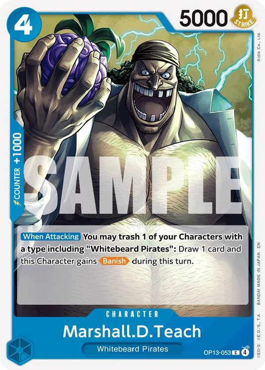 Image for Marshall.D.Teach - One Piece Card Game