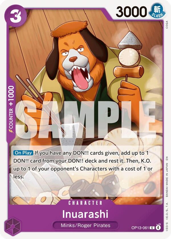 Image for Inuarashi - One Piece Card Game