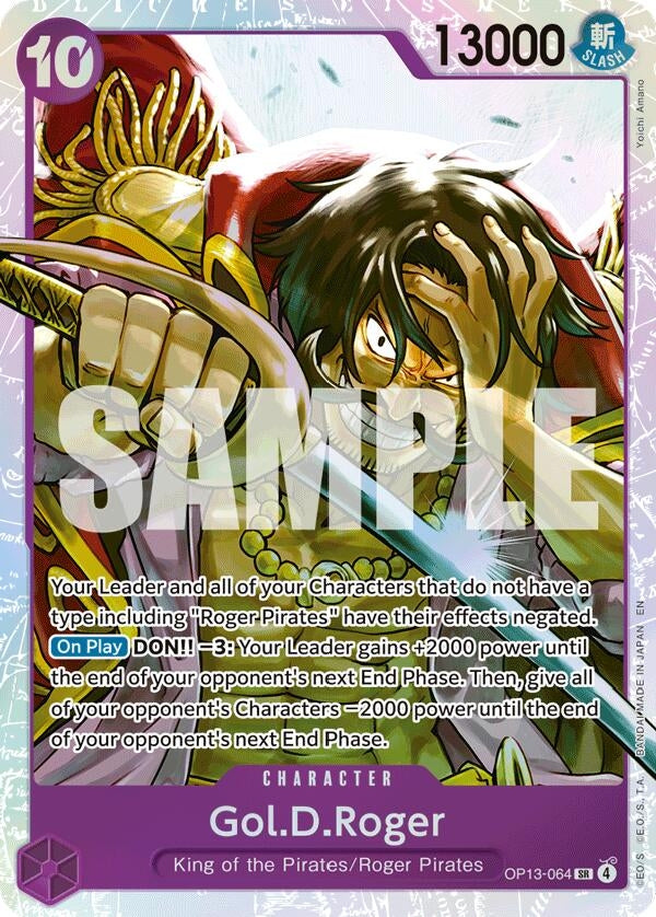 Image for Gol.D.Roger (064) - One Piece Card Game