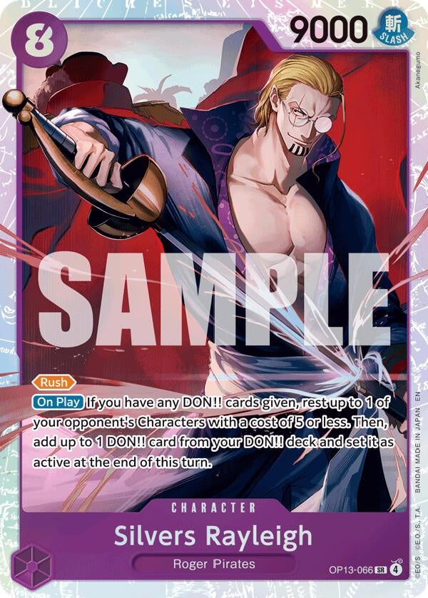 Image for Silvers Rayleigh - One Piece Card Game