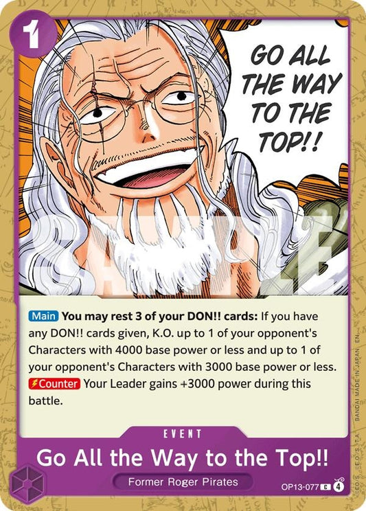 Image for Go All the Way to the Top!! - One Piece Card Game