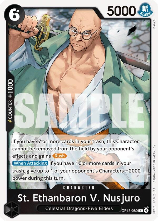 Image for St. Ethanbaron V. Nusjuro - One Piece Card Game