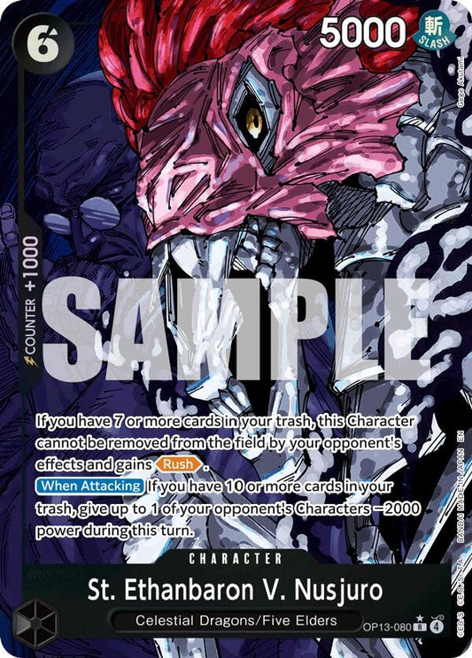 Image for St. Ethanbaron V. Nusjuro (Alternate Art) - One Piece Card Game