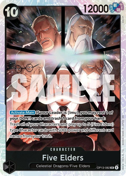 Image for Five Elders - One Piece Card Game