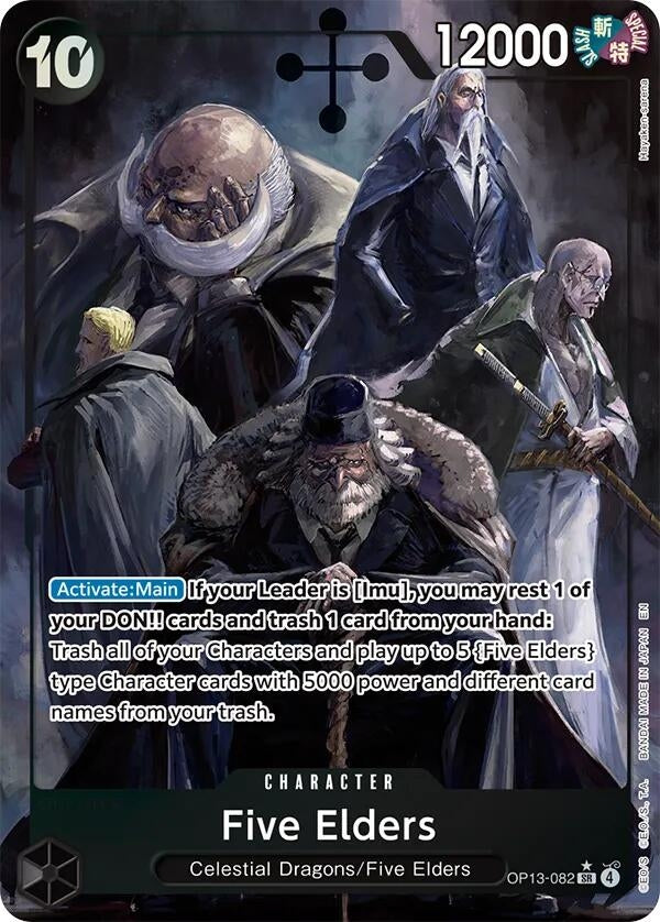 Image for Five Elders (Alternate Art) - One Piece Card Game