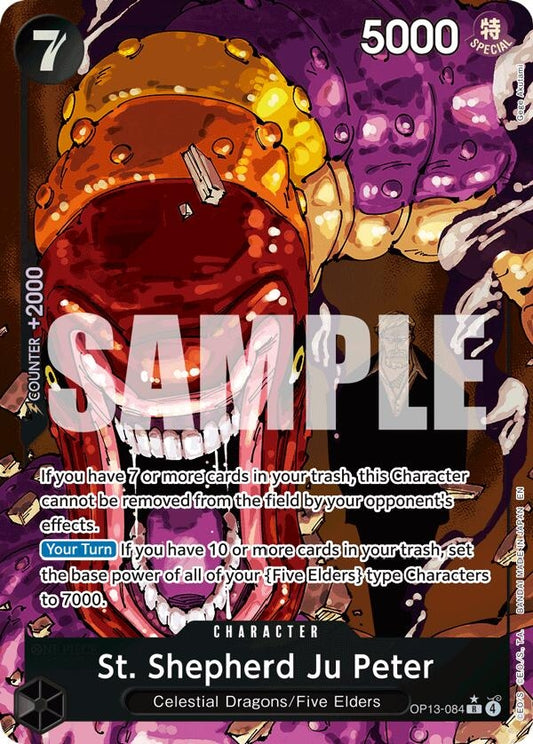 Image for St. Shepherd Ju Peter (Alternate Art) - One Piece Card Game