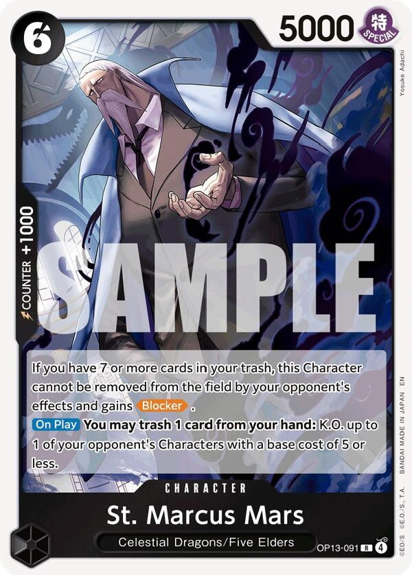 Image for St. Marcus Mars - One Piece Card Game