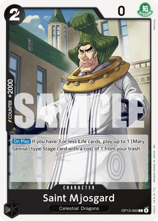 Image for Saint Mjosgard - One Piece Card Game