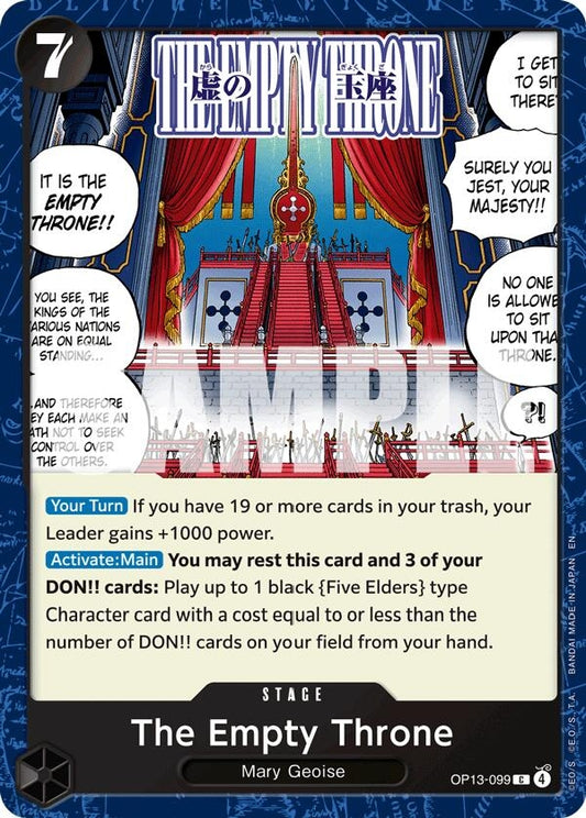 Image for The Empty Throne - One Piece Card Game