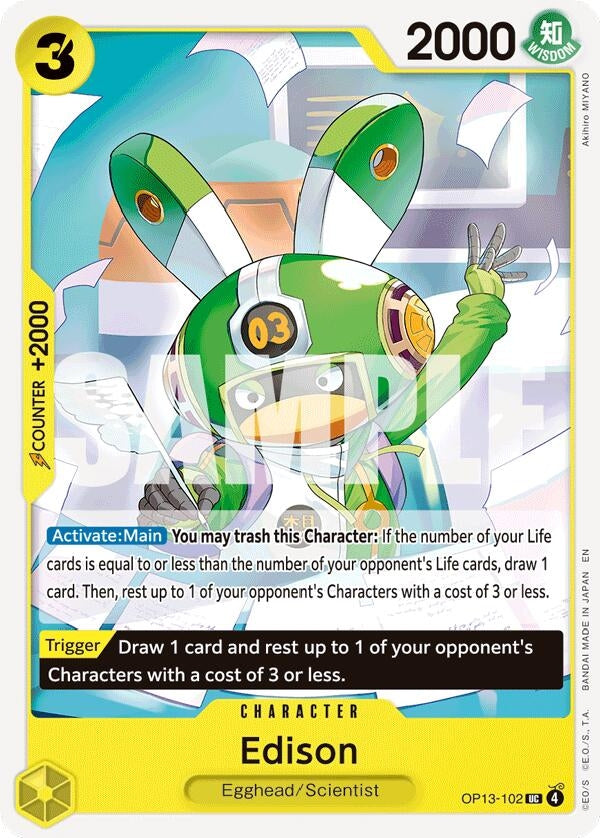 Image for Edison - One Piece Card Game