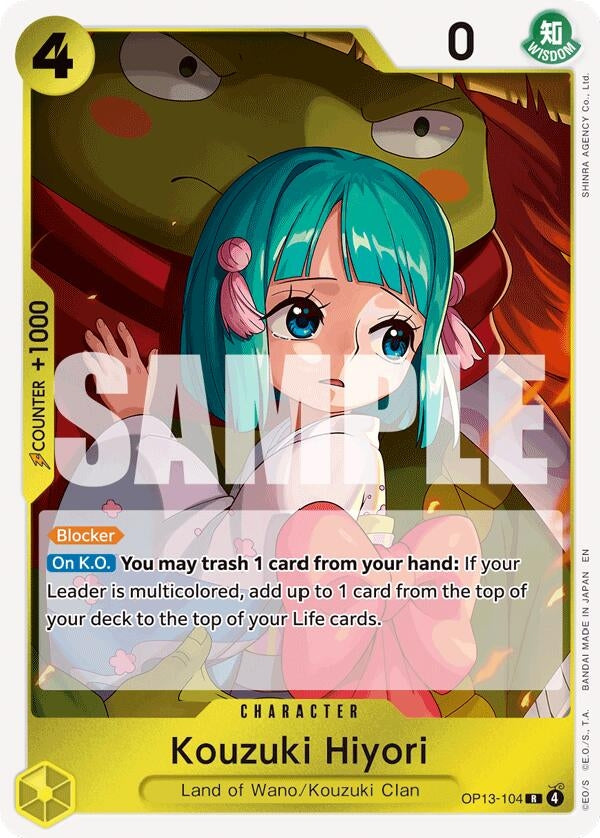 Image for Kouzuki Hiyori - One Piece Card Game