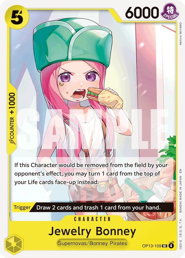 Image for Jewelry Bonney (109) - One Piece Card Game