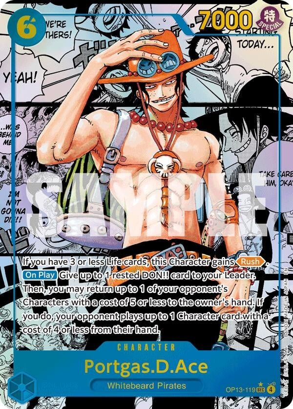 Image for Portgas.D.Ace (119) (Super Alternate Art) - One Piece Card Game