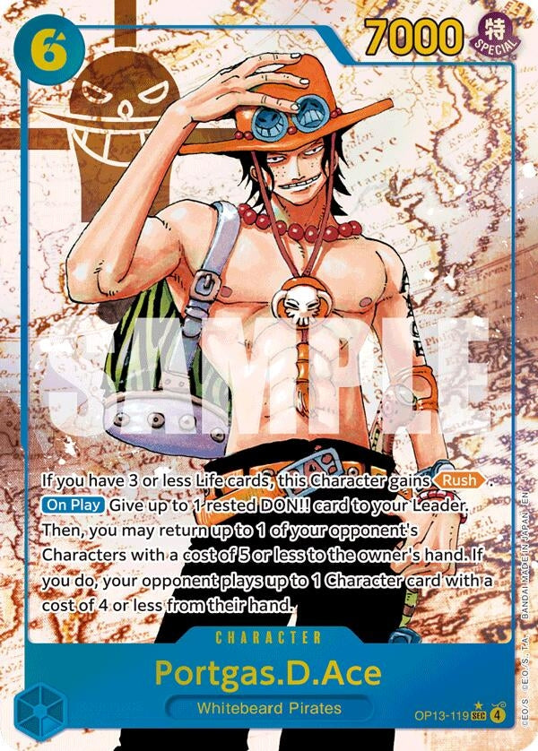 Image for Portgas.D.Ace (119) (Parallel) - One Piece Card Game