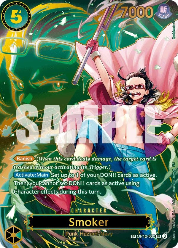 Image for Smoker - OP10-030 (SP) - One Piece Card Game