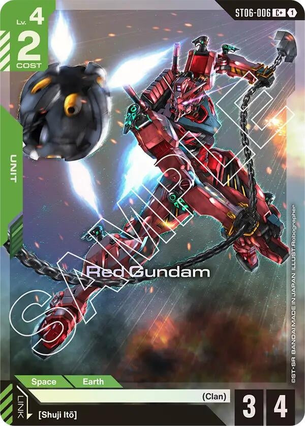 Image for Red Gundam (C+) - Gundam Card Game