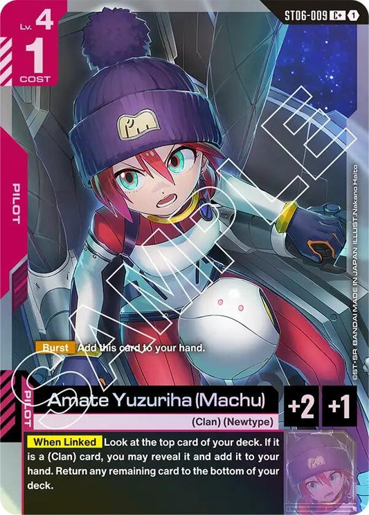 Image for Amate Yuzuriha (Machu) (C+) - Gundam Card Game