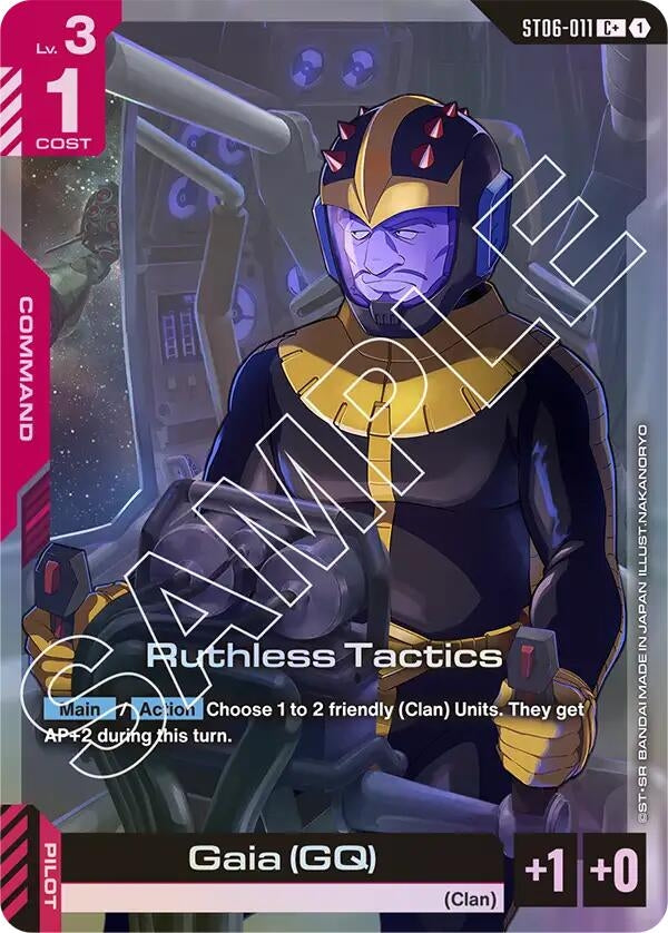 Image for Ruthless Tactics (C+) - Gundam Card Game