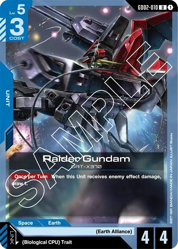 Image for Raider Gundam - Gundam Card Game