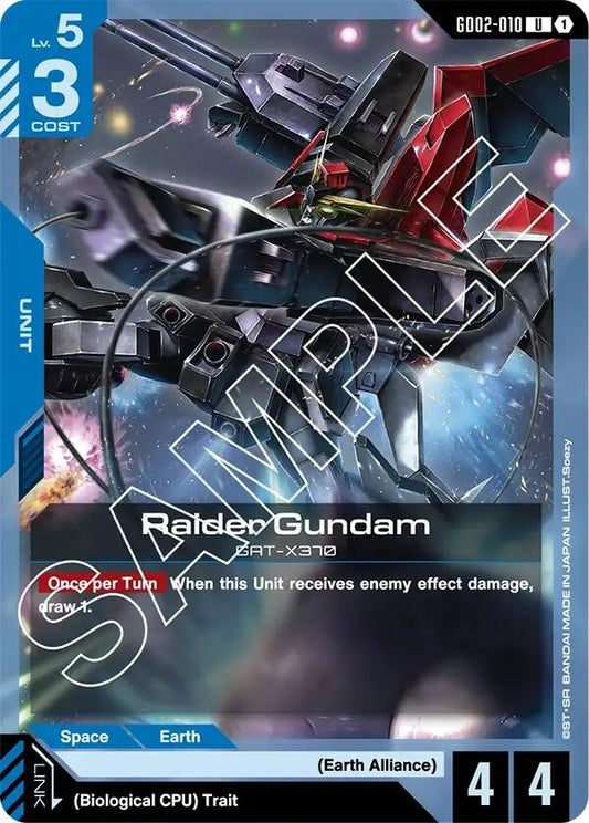 Image for Raider Gundam - Gundam Card Game