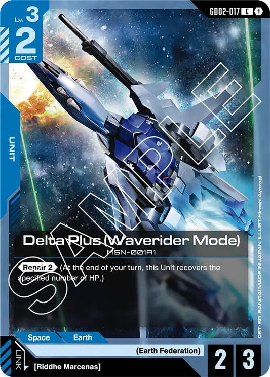 Image for Delta Plus (Waverider Mode) - Gundam Card Game