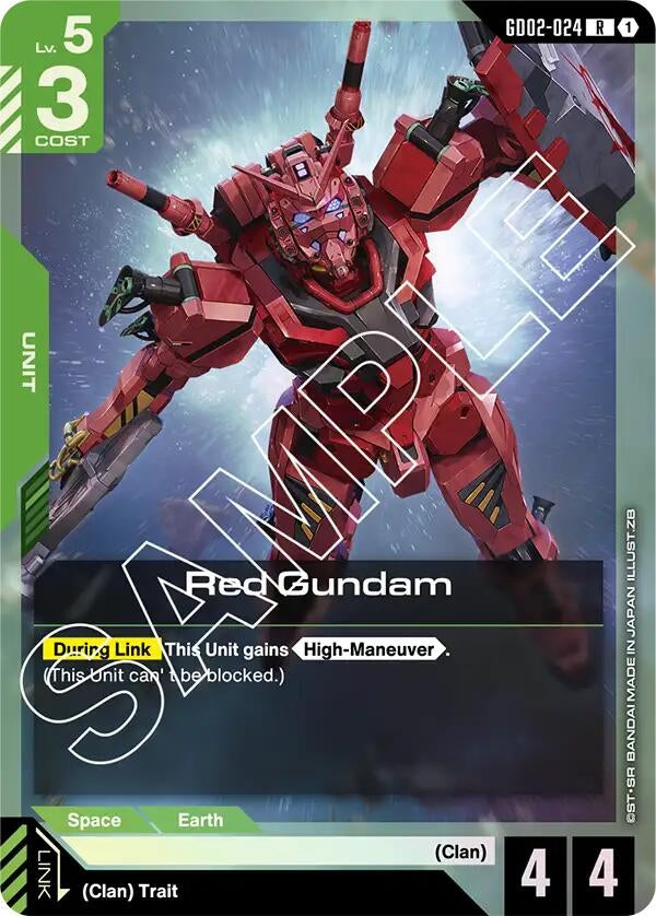 Image for Red Gundam - Gundam Card Game
