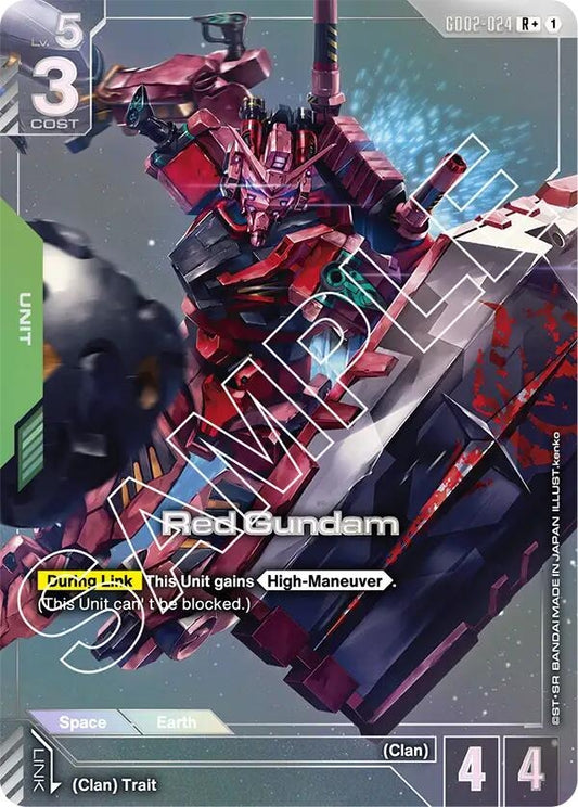 Image for Red Gundam (R+) - Gundam Card Game