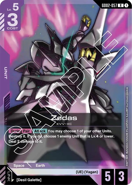 Image for Zedas - Gundam Card Game