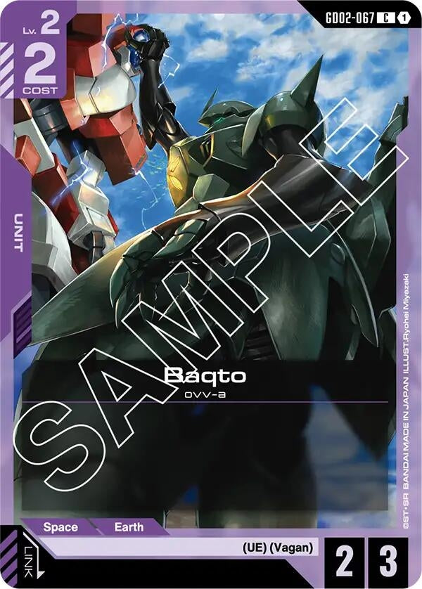 Image for Baqto - Gundam Card Game