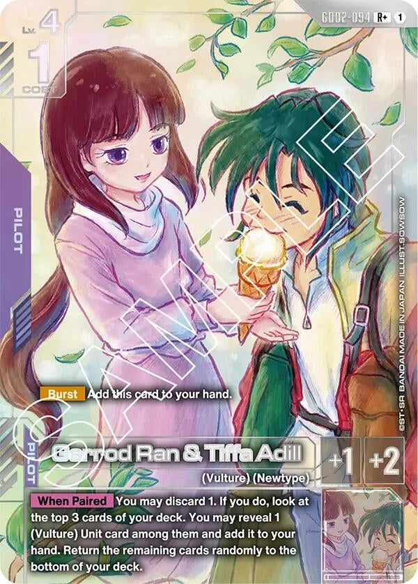 Image for Garrod Ran & Tiffa Adill (R+) - Gundam Card Game