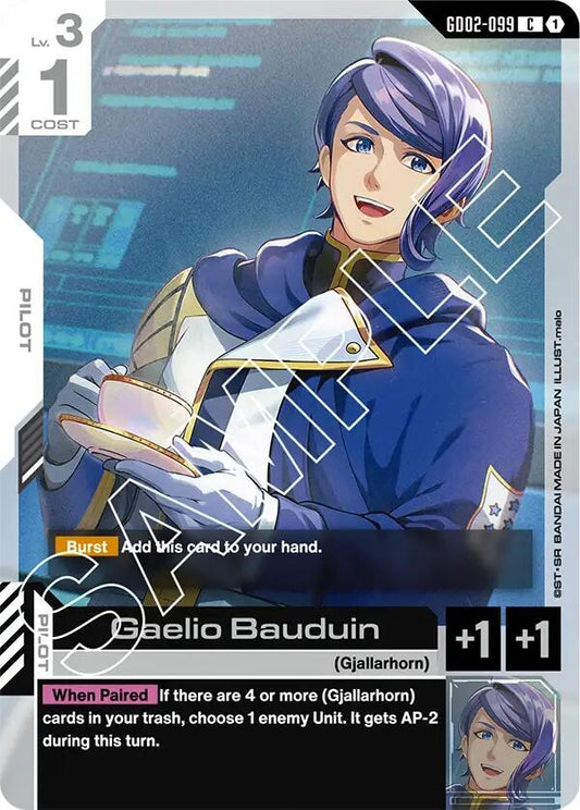 Image for Gaelio Bauduin - Gundam Card Game