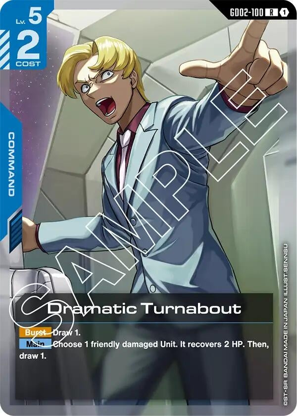 Image for Dramatic Turnabout - Gundam Card Game