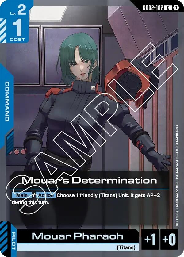 Image for Mouar's Determination - Gundam Card Game