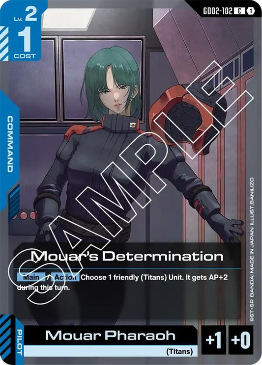 Image for Mouar's Determination - Gundam Card Game