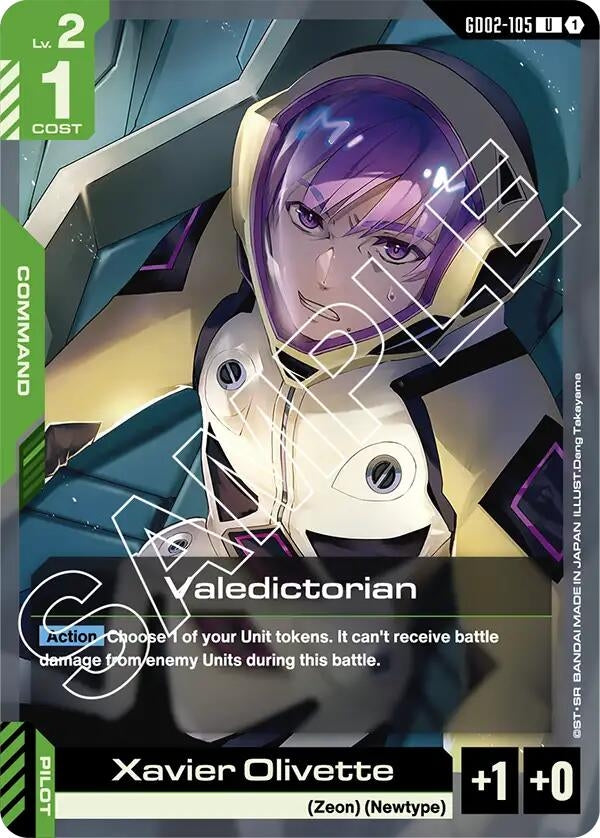 Image for Valedictorian - Gundam Card Game