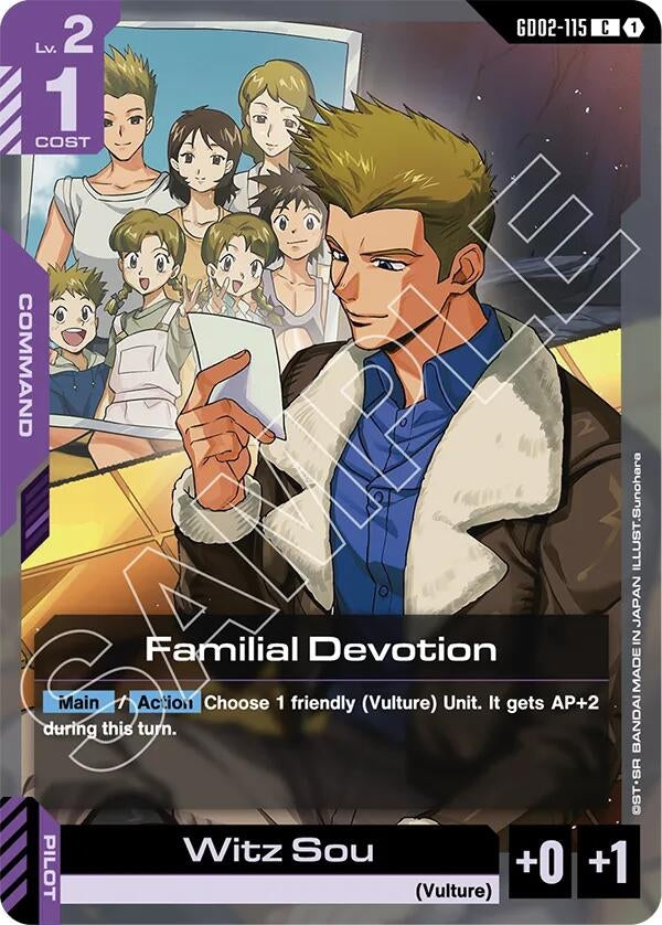 Image for Familial Devotion - Gundam Card Game