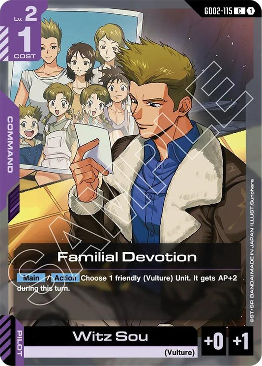 Image for Familial Devotion - Gundam Card Game