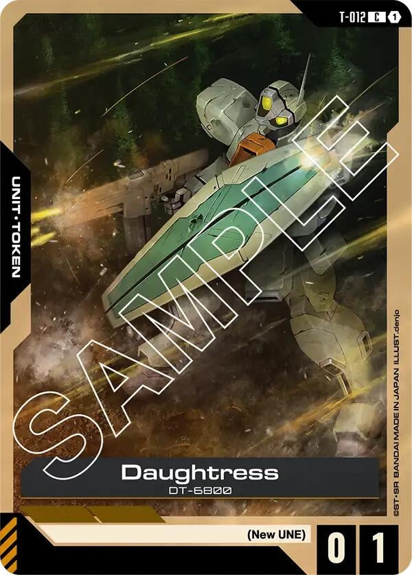Image for Daughtress (T-012) - Gundam Card Game