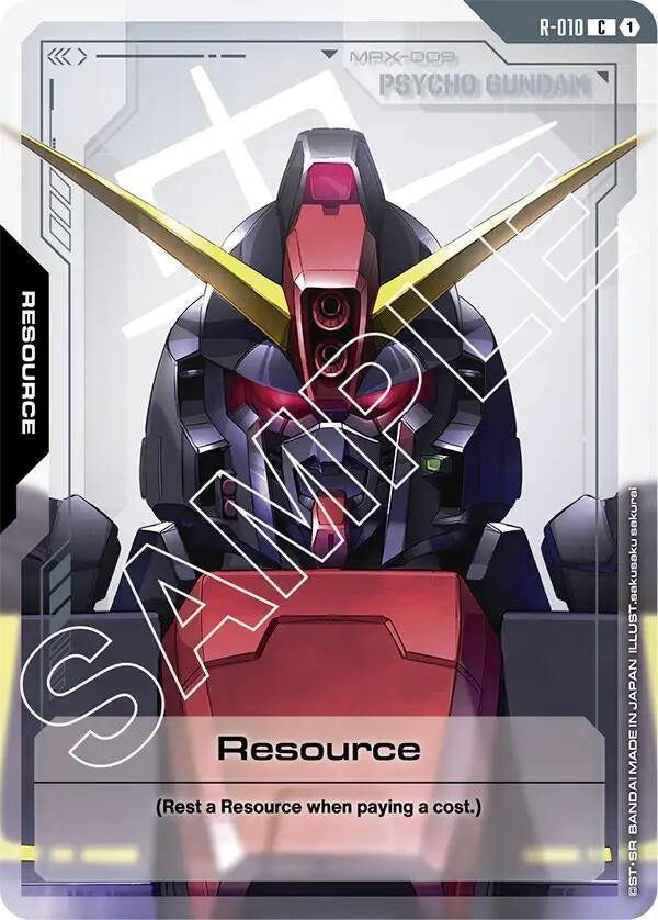 Image for Resource (R-010) - Gundam Card Game